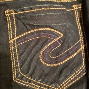 Women's SILVER Suki Mid Straight jeans. Size 22